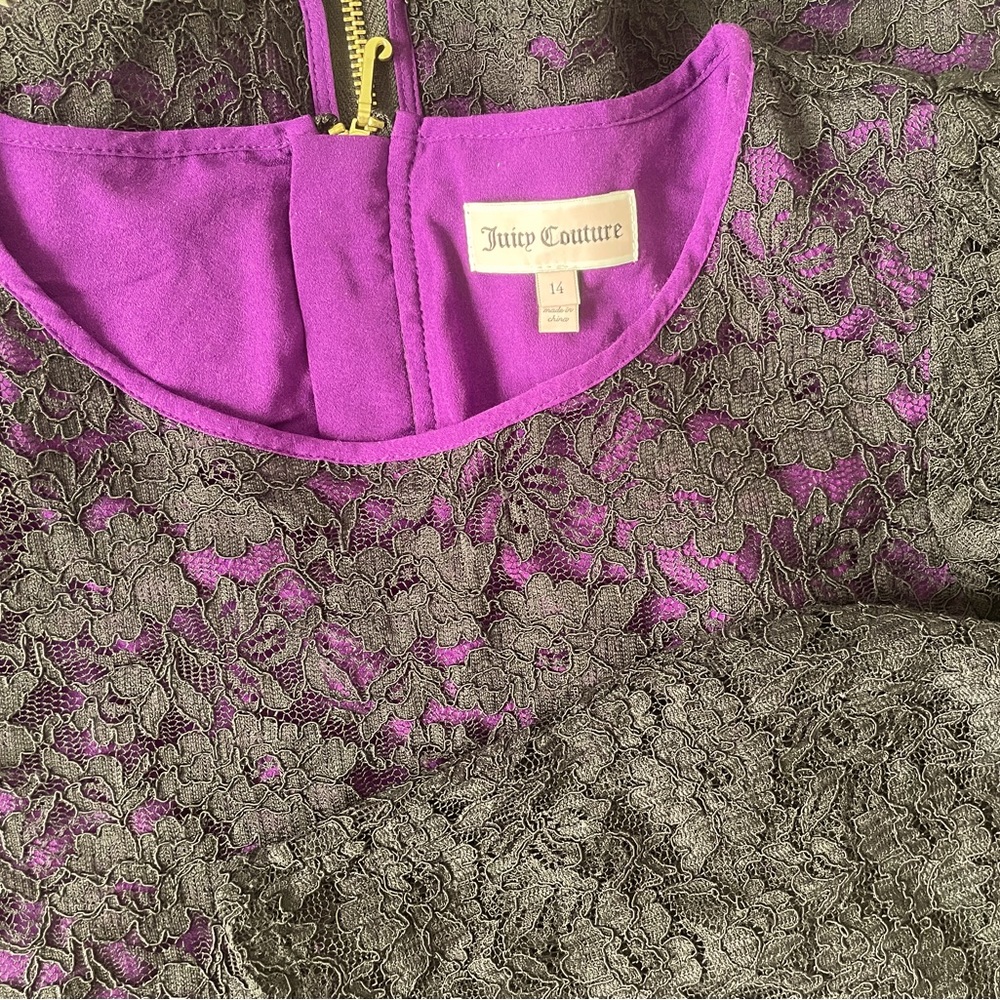 Juicy Couture girl lace dress 12